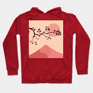 Terracotta Cherry Blossoms Hoodie